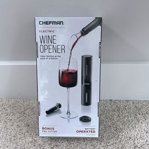 NWOT CHEFMAN Electric Wine Opener